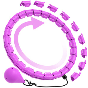 Vendita calda estraibile Smart <span class=keywords><strong>Hula</strong></span> Circle <span class=keywords><strong>Hoop</strong></span> regolabile per Fitness ponderato intelligente Hoola <span class=keywords><strong>Hoop</strong></span> per donna - Product Image 3