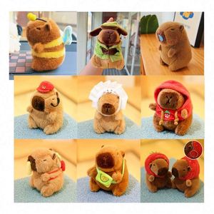 ตุ๊กตาคาปิบาร่าน่ารัก นุ่มนิ่ม จำลองน้ำมูกไหล ยืดหยุ่นได้ ขนปุย ของเล่นตุ๊กตาสำหรับเด็ก เป็นของขวัญ - Product Image 2