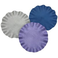 2025 Offre Spéciale moderne feuille de Lotus Design tapis de Table tissés antidérapants napperons en plastique pour Tables à manger