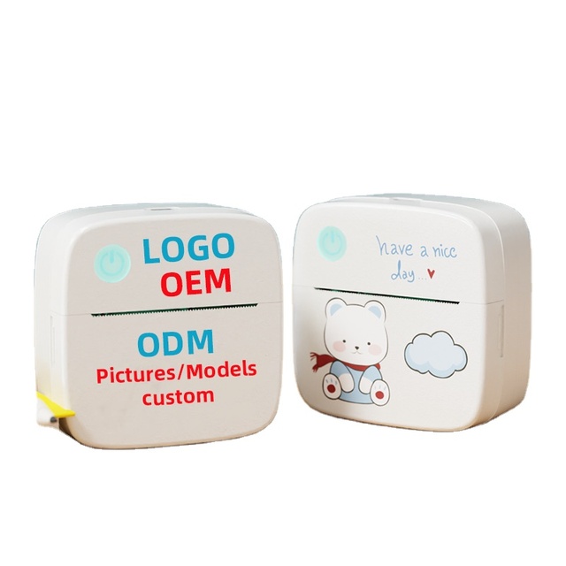 Mini Portable Wireless Thermal Printer Photo Label Sticker Receipt Notes Printer Mobile Pocket Printer