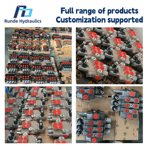 Válvula <span class=keywords><strong>de</strong></span> control direccional <span class=keywords><strong>de</strong></span> 3 carretes multipropósito monobloque M45 50 L/min 3/8 en Puerto 31,5 Mpa presión para cosechadora combinada - Product Image 6