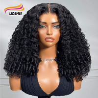 Peluca Rizada Pixie SDD de Cabello Humano Virgen de Alta Densidad, Peluca de Encaje 13x4, Cabello Humano Vietnamita Crudo Original, Pelucas Dobles