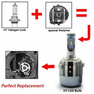 Nuovo Faro LED 12V 7200LM 72W H7 CSP 6000K per <span class=keywords><strong>Golf</strong></span> MK6 MK7 Touran 2016 <span class=keywords><strong>Scirocco</strong></span> - Product Image 4