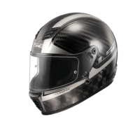 Casque de moto sportif en fibre de carbone certifié ECE/DOT LS2FF809 - Casque intégral Davidson pour hommes et femmes