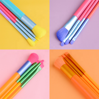 Meilleure vente en gros outil de maquillage pour cheveux doux multicolores ombre à paupières correcteur de poudre 10/15 pièces ensemble de pinceaux de maquillage