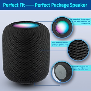 ขาตั้งติดผนังอะลูมิเนียม Bangcheer ป้องกันรอยขีดข่วน สำหรับลำโพงอัจฉริยะ <span class=keywords><strong>HomePod</strong></span> <span class=keywords><strong>2</strong></span> รุ่น AP-Hompod <span class=keywords><strong>2</strong></span>-WM-สีดำ แข็งแรง ทนทาน - Product Image 4