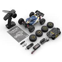 Coche RC Mjx Hyper Go 16213 4WD 1/16 sin Escobillas, Todoterreno de Alta Velocidad 45KM/H, Control Remoto para Aficionados Adultos