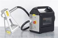 Máy khắc <span class=keywords><strong>laser</strong></span> sợi quang cầm tay di động CS Tec 30w để khắc logo lên gỗ, kim loại, nhựa - Product Image 2