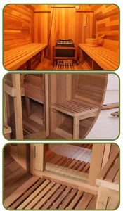 Poêle à bois vente chaude sauna porche vente chaude sauna maison pour spa massage - Product Image 6