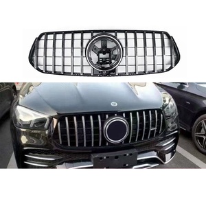 Parrilla Delantera Estilo GT para Mercedes-Benz <span class=keywords><strong>GLE</strong></span> W167 350 450 2020-IN V167 <span class=keywords><strong>GLE</strong></span> SUV, Nueva, 100% Compatible con GLE63 AMG - Product Image 2