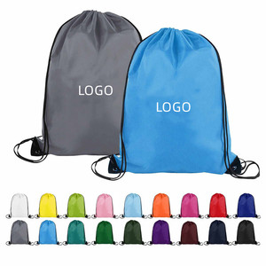 Promotional Polyester Waterproof Gym Backpack Fashionable Outdoor Sports Drawstring Bag for Gym Use