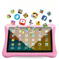 Tablet Educativa para Niños de 7 Pulgadas, Más Vendida, Android 15, 6+12GB, Wi-Fi, OEM, con Funda Protectora Anti-Caídas