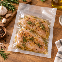 Sacs sous vide réutilisables pour la conservation des aliments, sacs sous vide à fermeture éclair, adaptés au congélateur, pour la viande, les légumes, la cuisson sous vide