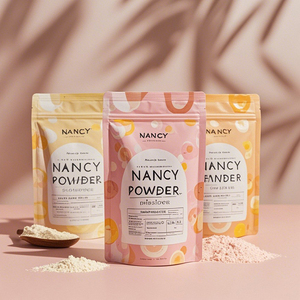 Sacs pochette debout pour emballage alimentaire à fermeture éclair refermable sac en plastique personnalisé pour poudre d'épices sac en poudre de Nancy pour <span class=keywords><strong>piment</strong></span> <span class=keywords><strong>cannelle</strong></span> - Product Image 4