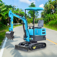 Mini-excavatrice chinoise compacte/0,8 1,2 1,8 2,5