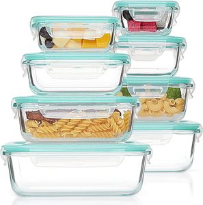 Neues Design Lebensmittel-Aufbewahrungsbox aus Borosilikatglas Wiederverwendbare Auslaufsichere Meal-Prep-Behälter für Kinder mit CE-Zertifikat - Product Image 4