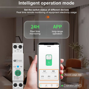 <span class=keywords><strong>Interruptor</strong></span> Temporizador Inteligente Wi-Fi Tuya, <span class=keywords><strong>Interruptor</strong></span> de Circuito en Miniatura (MCB) de 63A, Pa66, 240V, 50/60Hz, Control Remoto Inalámbrico, Seguridad para el Hogar - Product Image 6