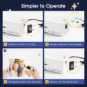Fnl001 tài liệu A4 <span class=keywords><strong>Laminator</strong></span> ảnh máy cán nóng ảnh nhiệt <span class=keywords><strong>Laminator</strong></span> - Product Image 2