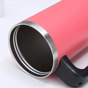 Nueva Taza de Viaje de Acero Inoxidable de 20oz con Asa, Gran Capacidad, Portátil, con Pajita y Tapa Antiderrames, Doble Pared - Product Image 6