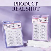 Cils entiers BQI, une seule pièce, aspect naturel, denses, faux cils, légers, confortables à porter