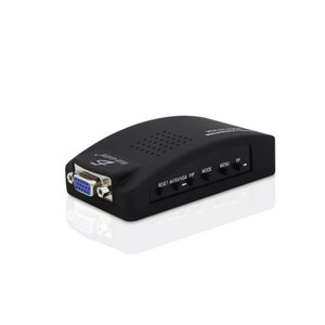 Adaptateur convertisseur vidéo S-Video vers VGA avec tous les câbles nécessaires inclus pour la sortie de signal des appareils anciens vers un écran moderne - Product Image 2