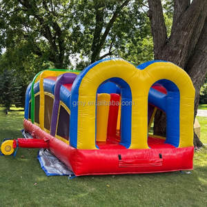 Parcours d'obstacles gonflable <span class=keywords><strong>de</strong></span> haute qualité et coloré, château gonflable, parcours d'obstacles extérieur pour location - Product Image 5