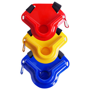 Cinturón de Soporte Abdominal para Caña de Pescar, Material ABS, Color Rojo, Azul y Amarillo, Accesorio para Pesca con Señuelos en Barco - Product Image 1