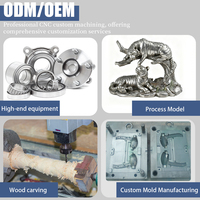 Service d'usinage CNC OEM, perçage en acier inoxydable, prototype métallique personnalisé de précision, dissipateur de chaleur en aluminium anodisé, fil EDM