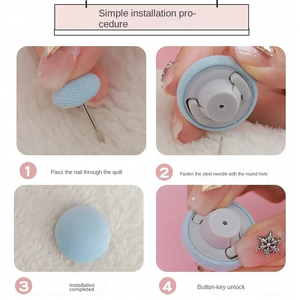 Fixateur de couette drap de lit pince à couette une clé pour déverrouiller facilement housse de couette pince de fixation anti-dérapant boucles de couverture porte-couette pince - Product Image 5