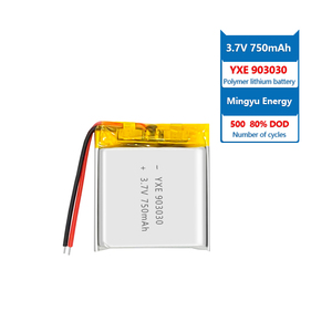 Batteries rechargeables portatives d'ion de lithium de petite poche de 3.7V/750mah pour le modèle de l'électronique grand public 903030 - Product Image 1