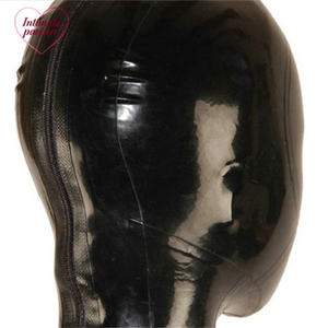 Masque en <span class=keywords><strong>latex</strong></span> pour adulte, masque d'Halloween avec oreilles de chat roses, fermeture éclair au dos, fait à la main, cosplay pour hommes et femmes, BDSM, <span class=keywords><strong>SM</strong></span> - Product Image 3