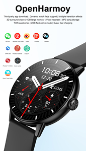 Montre intelligente DT M5 1.43 pouces AMOLED écran APP <span class=keywords><strong>télécharger</strong></span> BT appel <span class=keywords><strong>WhatsApp</strong></span> Al Assistant vocal fréquence cardiaque sport Smartwatch - Product Image 2