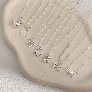 Gold Filled Necklace <b>Charms</b> Plata 925 Evangeline 925 Sterling Silver Simple Necklace for Women Lote Cadenas De Plata 925 - Product Image 1