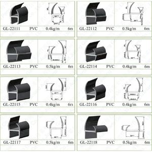 Kits de carrosserie de camion GL-22123 <span class=keywords><strong>largeur</strong></span> 30mm Joint de porte de caravane en fibre de verre PVC - Product Image 4