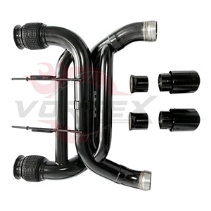 Vortex Ceramic Coated Exhaust for McLaren 720S Stainless Steel Straight Pipe Catback Downpipe Full Kit - Product Image 4