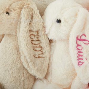 <span class=keywords><strong>Peluche</strong></span> Personalizzato OEM ODM di Coniglio Pasquale Colorato <span class=keywords><strong>con</strong></span> Orecchie Lunghe, Giocattolo Imbottito <span class=keywords><strong>con</strong></span> <span class=keywords><strong>Nome</strong></span> Personalizzato 30cm 40cm - Product Image 3