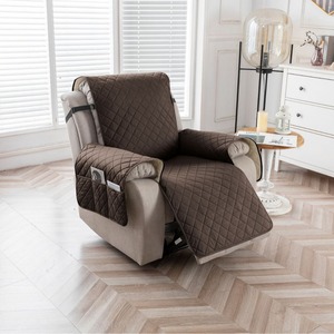 Wholesale High Quality Single Seat Anti Slip Sofa <strong>Cover</strong> with Elastic Straps Quilted One Piece <strong>for</strong> <strong>Recliner</strong> <strong>Chair</strong> - Product Image 2