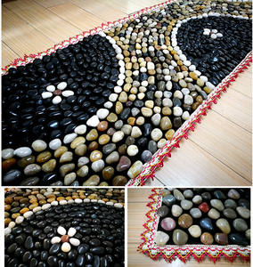 Tapete de Masaje de Piedras de Guijarro Original Meviber, Tapete de Masaje Shiatsu con Amasamiento, Spa, 40x150cm, 1 Año de Garantía - Product Image 5