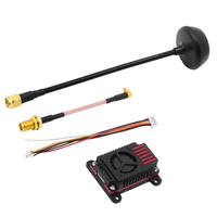 Émetteur vidéo pour drone FPV pour pièces de drone FPV RC DIY 2,5W 3W VTX 4,9G-5,8GHz 72CH Haute puissance avec coque en métal CNC