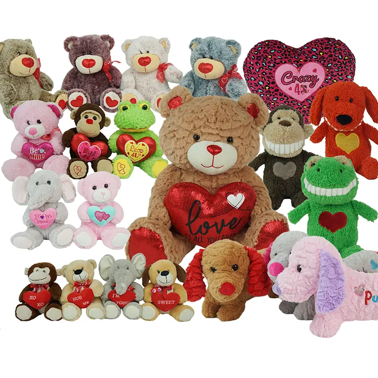 Birthday Festival Plush Animal Teddy Bears Stuffed Teddy Bear Valentine Plush Toys Suppliers Hot Sale Christmas Polybag Unisex