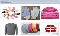 Fils élastiques en fil pour gants, pièces, #63