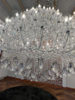 Lustre LED personnalisé ECOJAS, lampe de plafond moderne, luminaire décoratif pour hôtel, salle de mariage, villa, maison