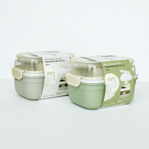 Lonchera Bento de Plástico de Doble Capa Aislada SB TECH de 1200 ml, 3 Compartimentos, Conservación de Frescura, Apta para Lavavajillas, Gran Capacidad - Product Image 5