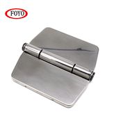 FOYO Factory Direct Charnière à encastrer dissimulée en acier inoxydable 316 pour trappe de porte de bateau, yacht et applications marines, pièces de rechange