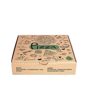 custom logo corrugated paper pizza box