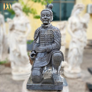 Ideal Arts vente en gros antique <span class=keywords><strong>chinois</strong></span> marbre sculpture <span class=keywords><strong>guerriers</strong></span> en terre cuite <span class=keywords><strong>statues</strong></span> de jardin à vendre - Product Image 2