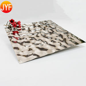 Z Z070 צבע פלדת גיליון דלת דקורטיבי פנלים שחור מים גל חותמת נירוסטה גיליון - Product Image 1