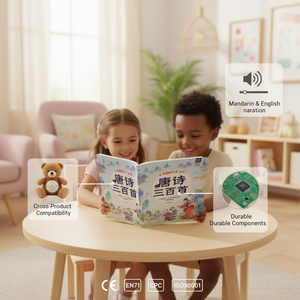 Fabricante <span class=keywords><strong>de</strong></span> Libros <span class=keywords><strong>de</strong></span> Audio <span class=keywords><strong>de</strong></span> Alta Fidelidad, Libro Interactivo con Sonido y Puntero para la Educación Temprana - Product Image 1
