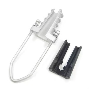 Abrazaderas de Alambre de Aleación de Aluminio Tipo Suspensión con Núcleo de Plástico Aislante y Reforzado, Estructura Compacta para Uso en Líneas de Distribución - Product Image 2