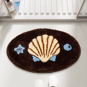 Alfombra Cuadrada de Estilo Nórdico, Antideslizante, de Imitación de Cachemira, Absorbente de Agua, Lavable a Máquina, para Baño, Inodoros y Entradas - Product Image 2